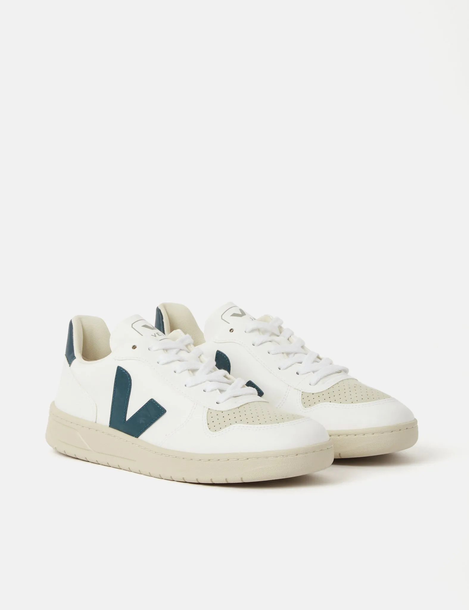 Women's Veja V-10 CWL Trainers - White/California sold by Article London product image thumbnail 2