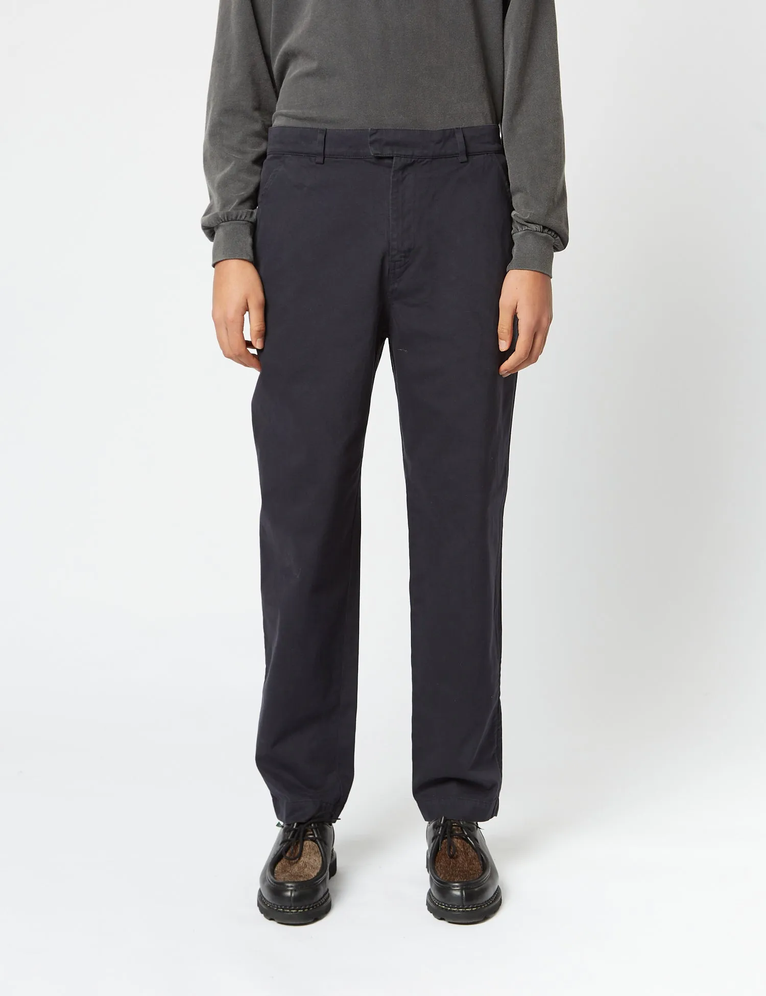 Bhode Everyday Pant Italian Cotton (Relaxed, Straight) - Black sold by Article London product image thumbnail 4