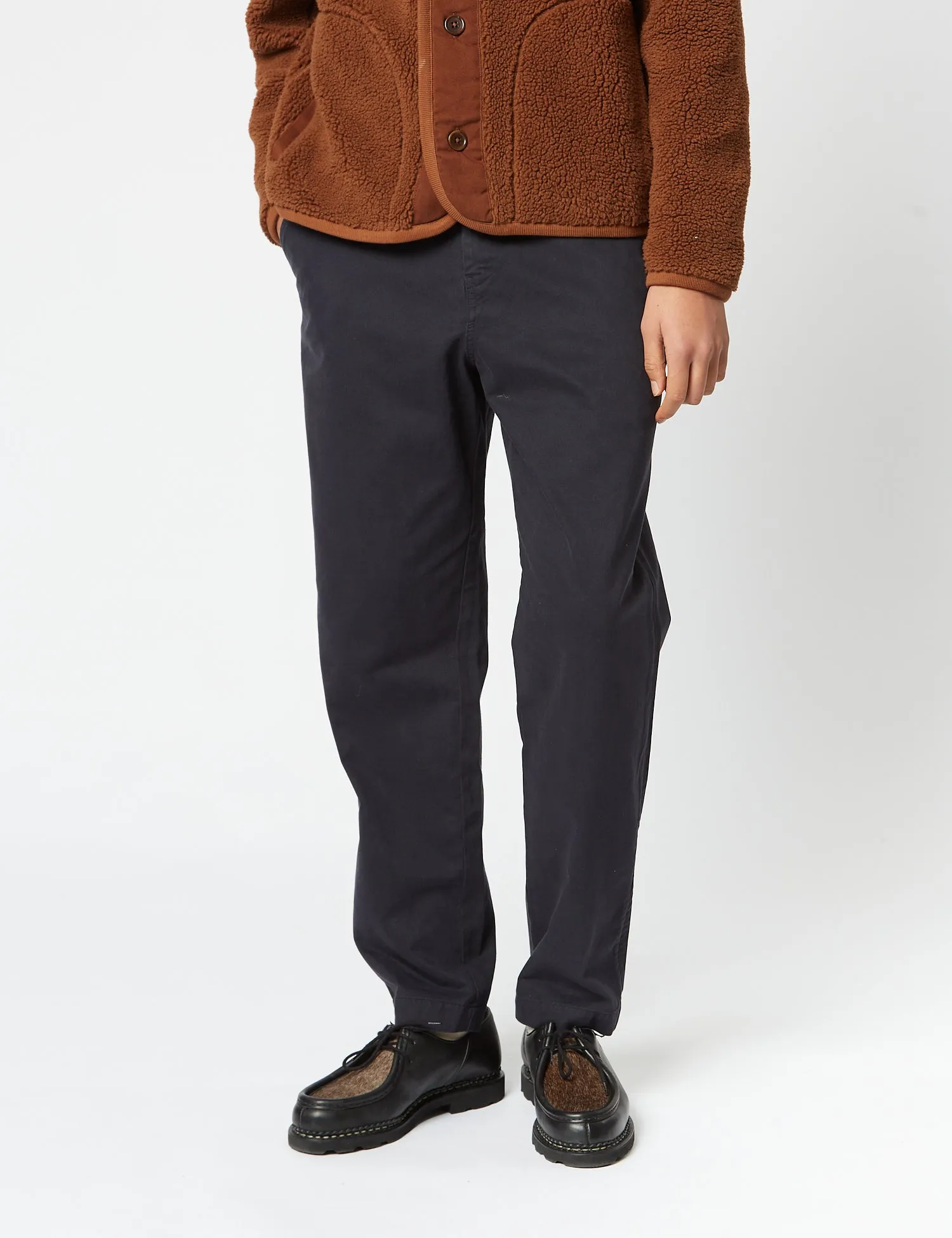 Bhode Everyday Pant Italian Cotton (Relaxed, Straight) - Black sold by Article London