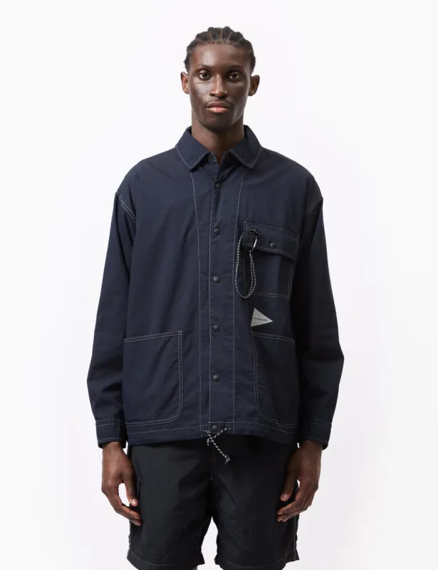 and Wander Dry Rip Shirt Jacket - Navy sold by Article London