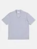 Universal Works Overhead Shirt (Poplin) - Navy Blue/White sold by Article London
