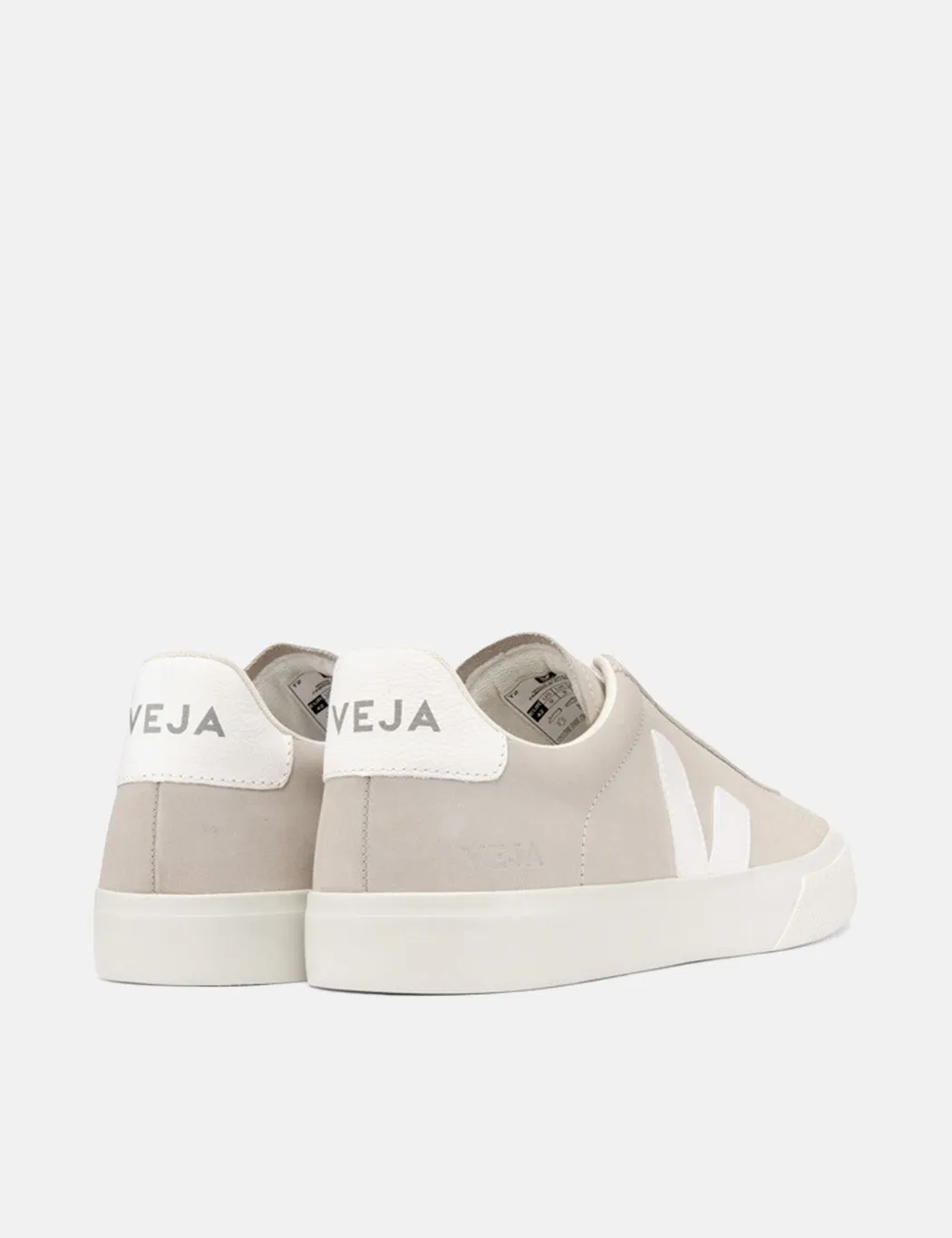 Veja Campo Trainers (Nubuck) - Natural White sold by Article London product image thumbnail 4