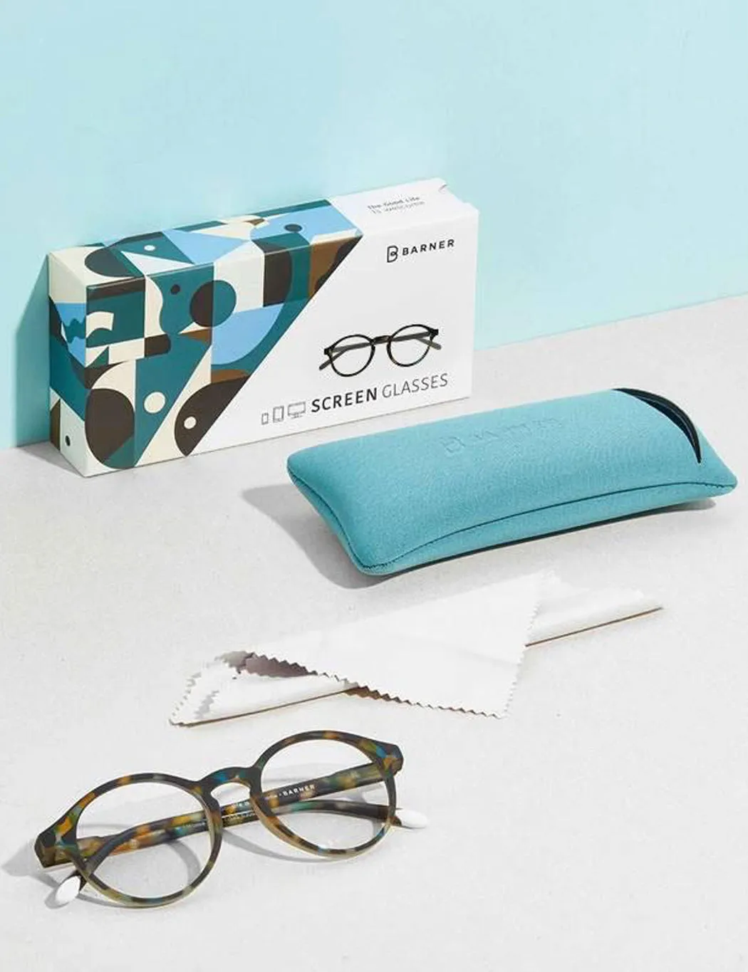 Barner Le Marais Blue Light Computer Glasses - Blue Tortoise sold by Article London product image thumbnail 2