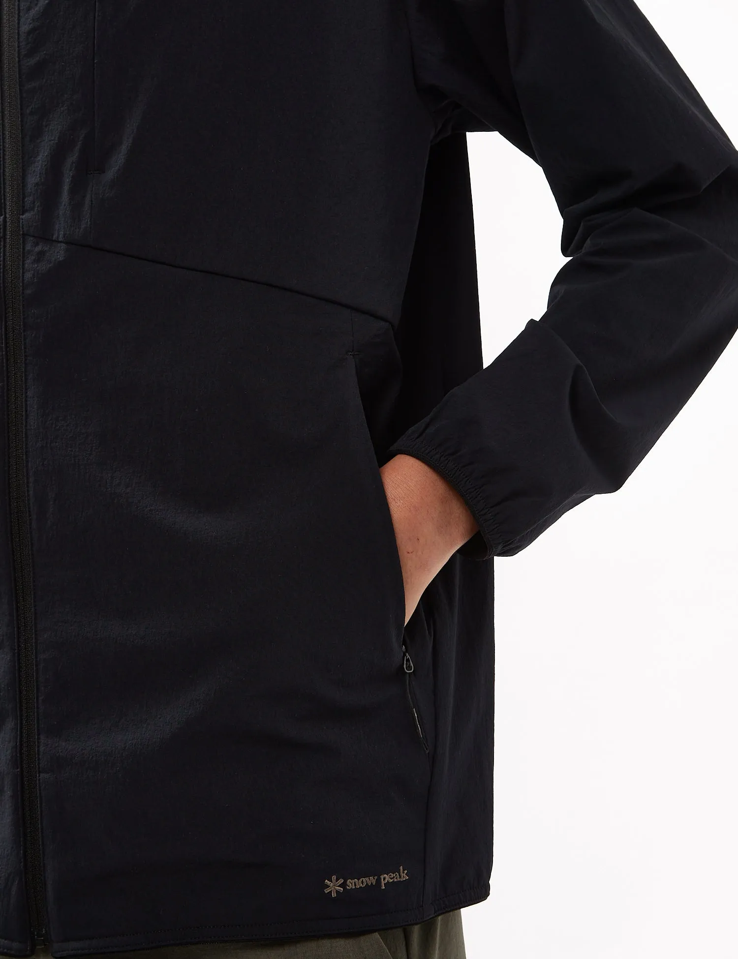 Snow Peak Active Comfort Zip Up Parka - Black sold by Article London product image thumbnail 3