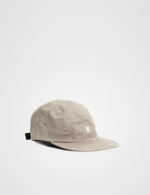 Norse Projects 5-Panel Cap (Twill) - Utility Khaki sold by Article London