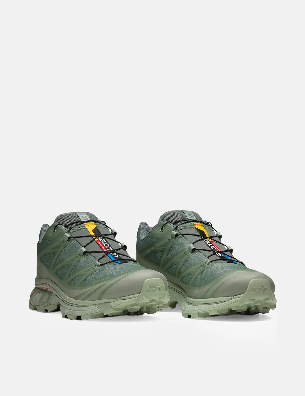 Salomon XT-6 GTX Trainers - Desert Sage/Lily Pad/Laurel Wreath sold by Article London product image thumbnail 2