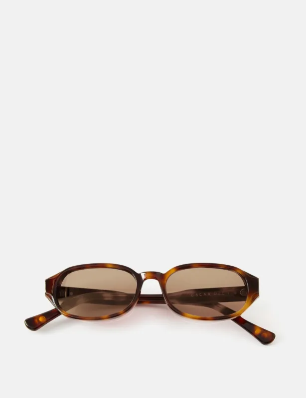 Oscar Deen Pellerin Sunglasses - Tortoise/Sunset sold by Article London
