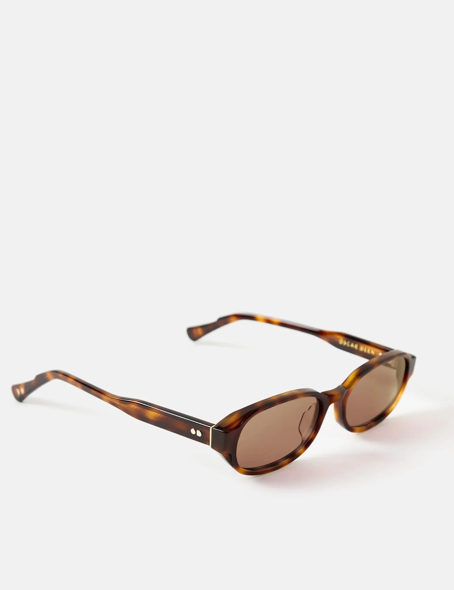 Oscar Deen Pellerin Sunglasses - Tortoise/Sunset sold by Article London product image thumbnail 3