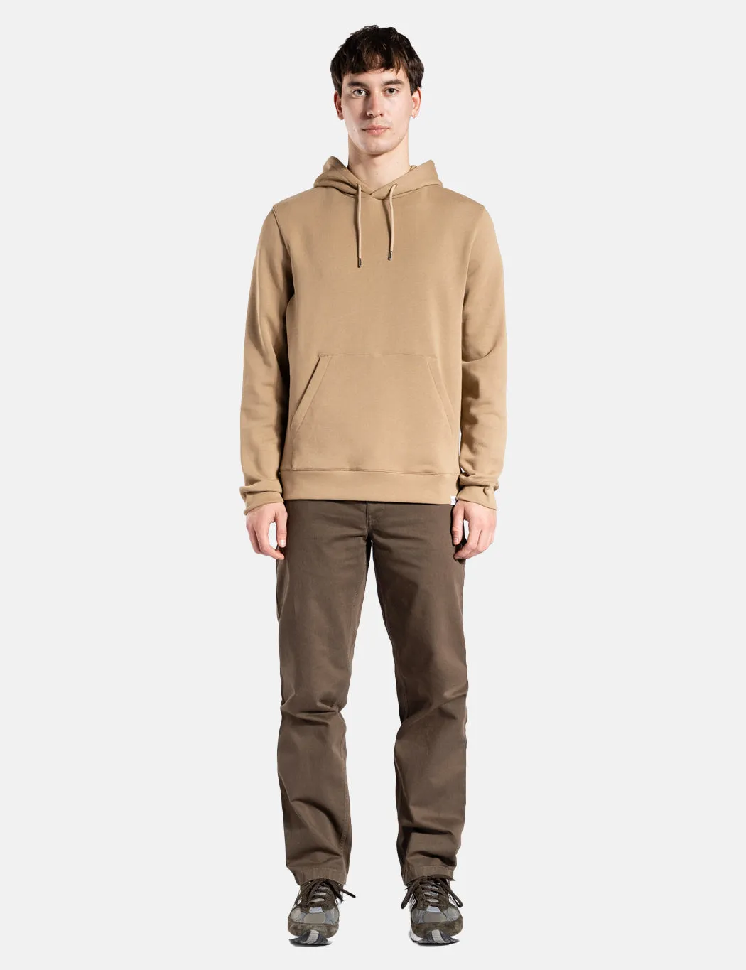 Norse Projects Vagn Classic Hooded Sweatshirt - Utility Khaki sold by Article London product image thumbnail 3