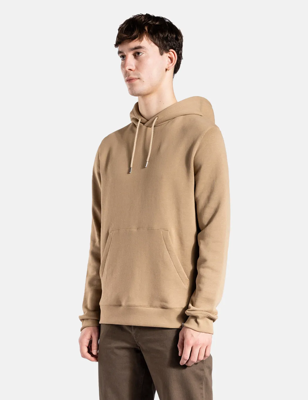 Norse Projects Vagn Classic Hooded Sweatshirt - Utility Khaki sold by Article London
