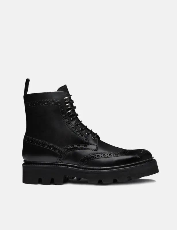 Grenson Fred Boot (Calf Leather) - Black sold by Article London