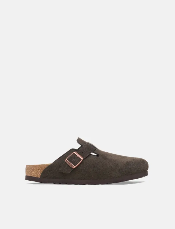 Birkenstock Boston Clogs (Regular) - Mocca Brown sold by Article London