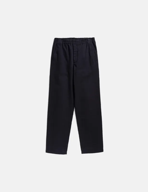 Norse Projects Evald Trousers Organic Twill (Relaxed) - Dark Navy made by Norse Projects