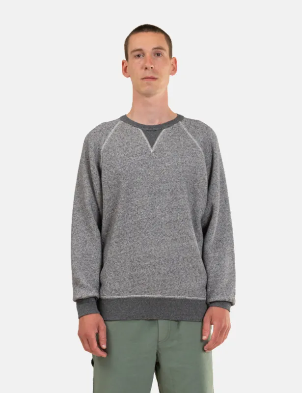 Norse Projects Kristian Sportswear Sweatshirt - Dark Grey Melange sold by Article London