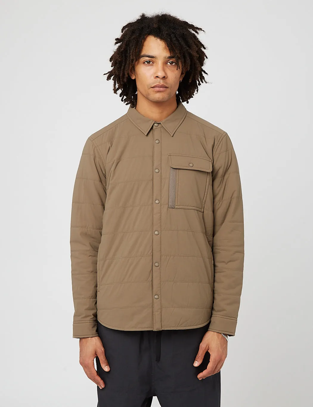 Snow Peak Flexible Insulated Shirt - Beige sold by Article London