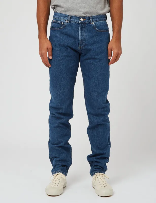 A.P.C. Petit New Standard Jean - Stonewashed Indigo sold by Article London