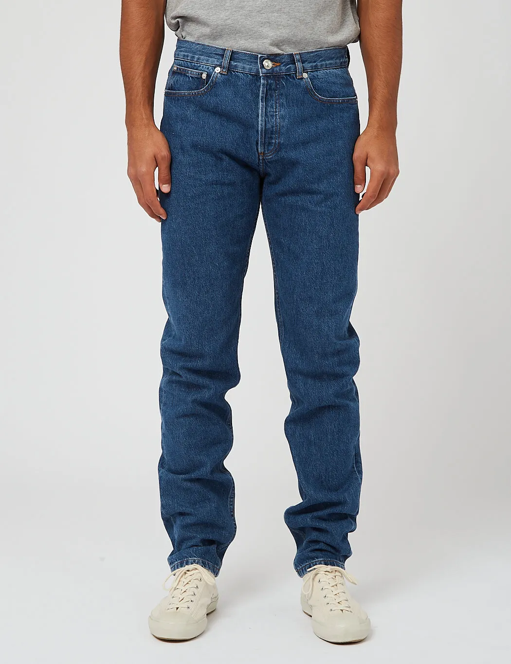 A.P.C. Petit New Standard Jean - Stonewashed Indigo sold by Article London