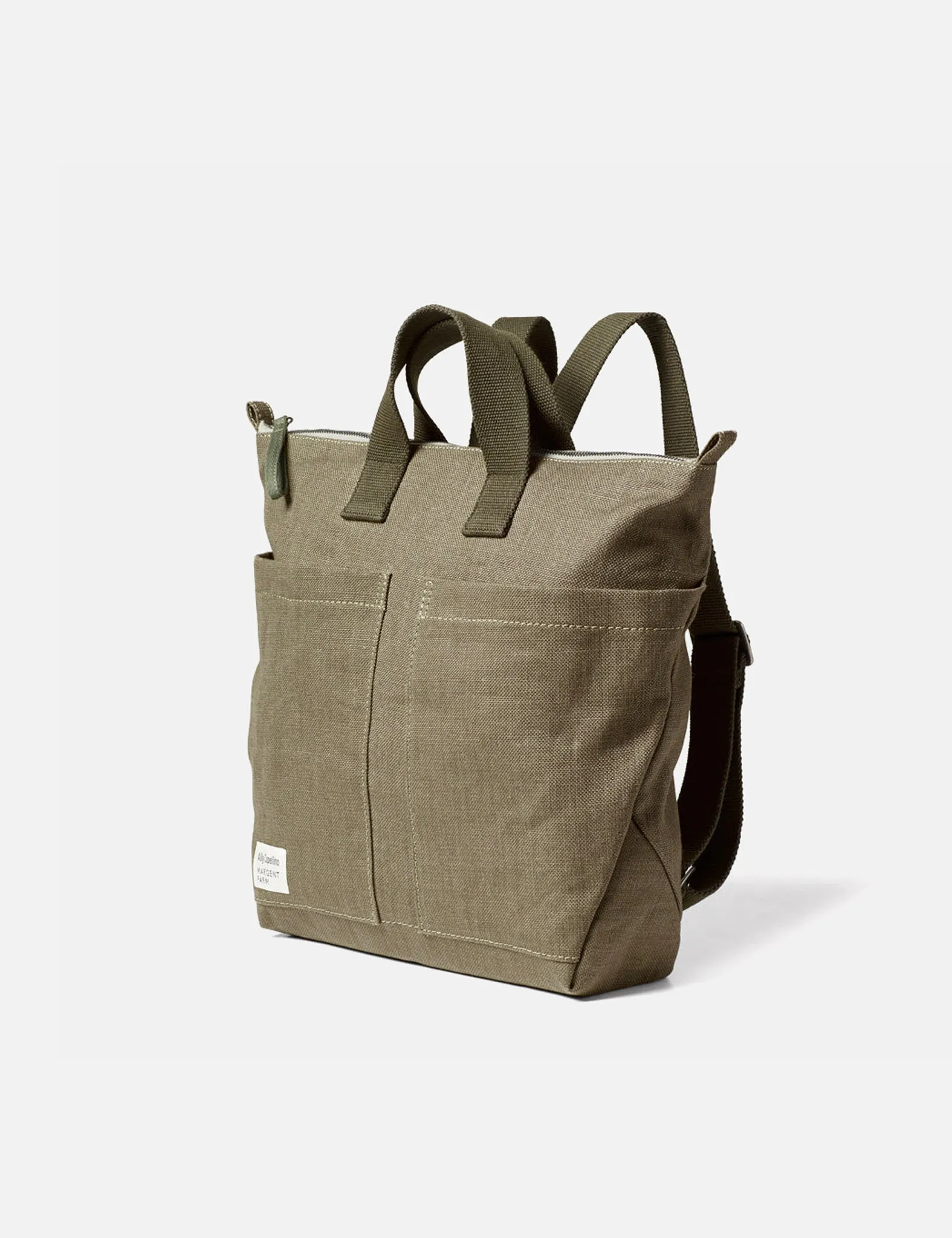 Ally Capellino Margent Farm Hemp Rucksack - Khaki Brown sold by Article London product image thumbnail 2