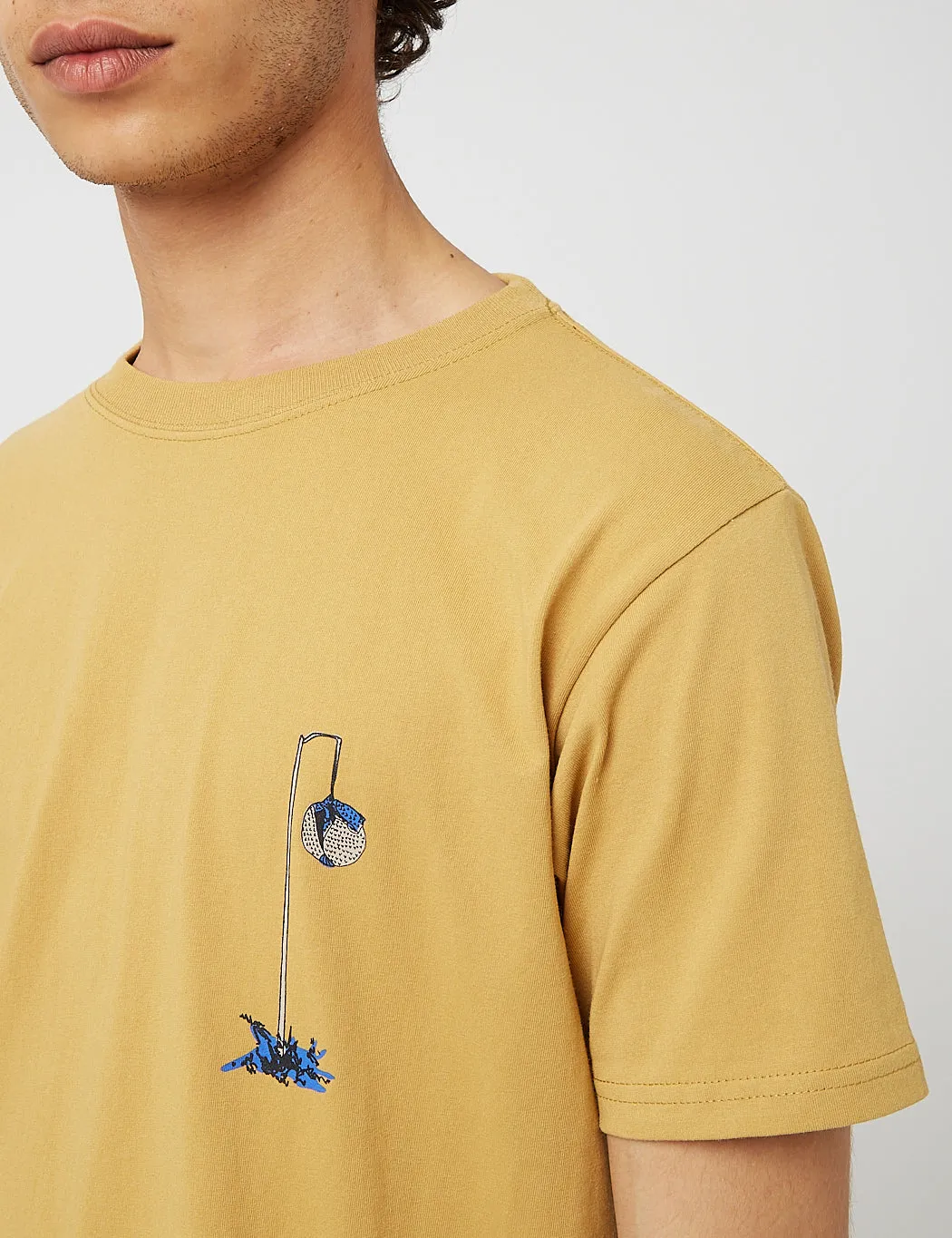 Snow Peak Pile Driver T-Shirt - Mustard sold by Article London product image thumbnail 5