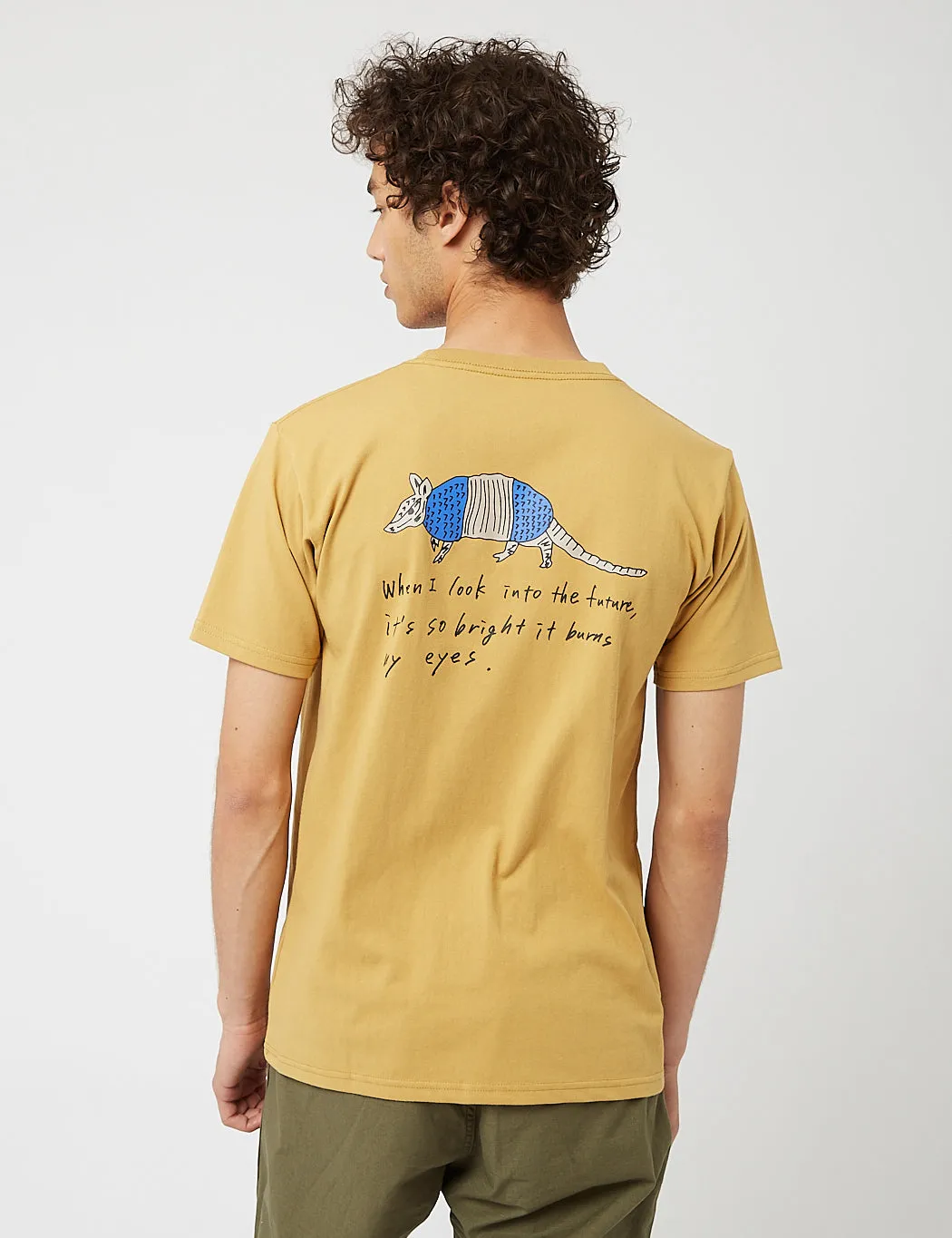 Snow Peak Pile Driver T-Shirt - Mustard sold by Article London product image thumbnail 3