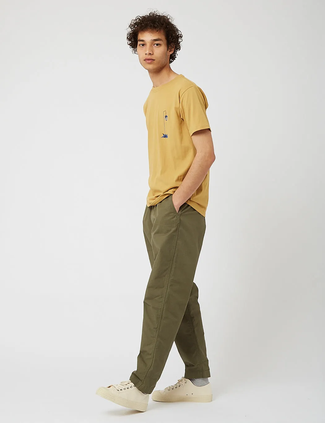 Snow Peak Pile Driver T-Shirt - Mustard sold by Article London product image thumbnail 4