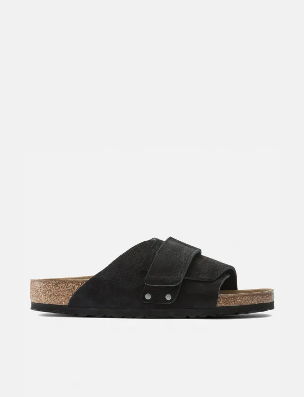 Birkenstock Kyoto Sandal (Nubuck) - Desert Buck Black sold by Article London