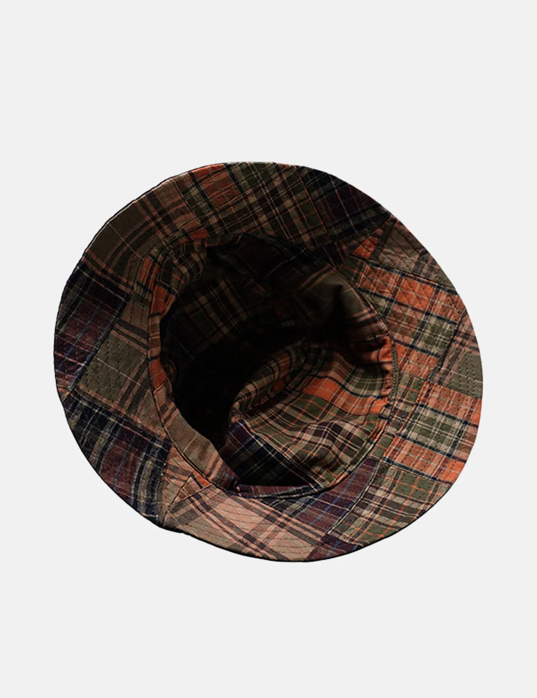 Frizmworks Reversible Patchwork Bucket Hat - Brown sold by Article London product image thumbnail 5
