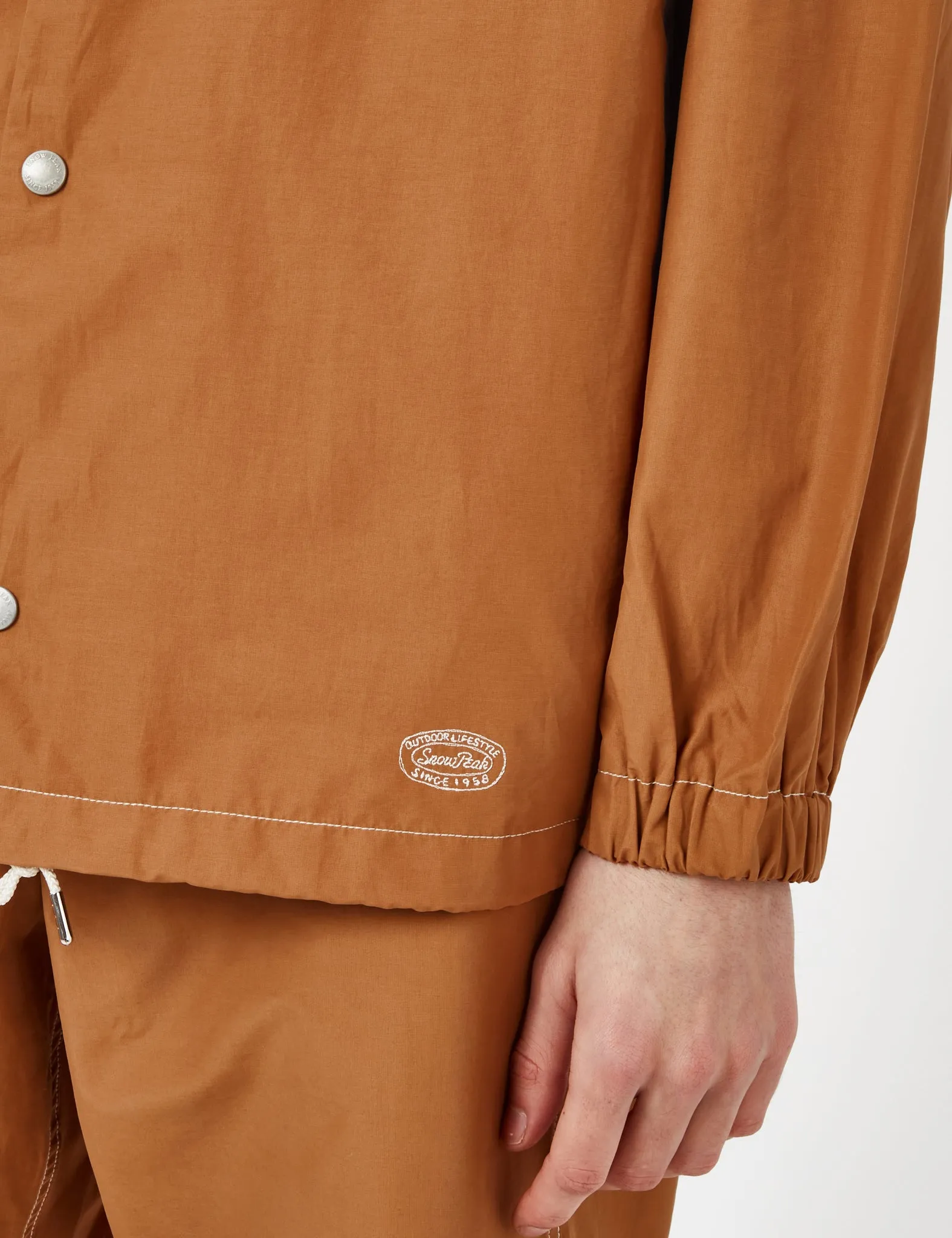 Snow Peak Light Mountain Cloth Jacket - Brown sold by Article London product image thumbnail 2
