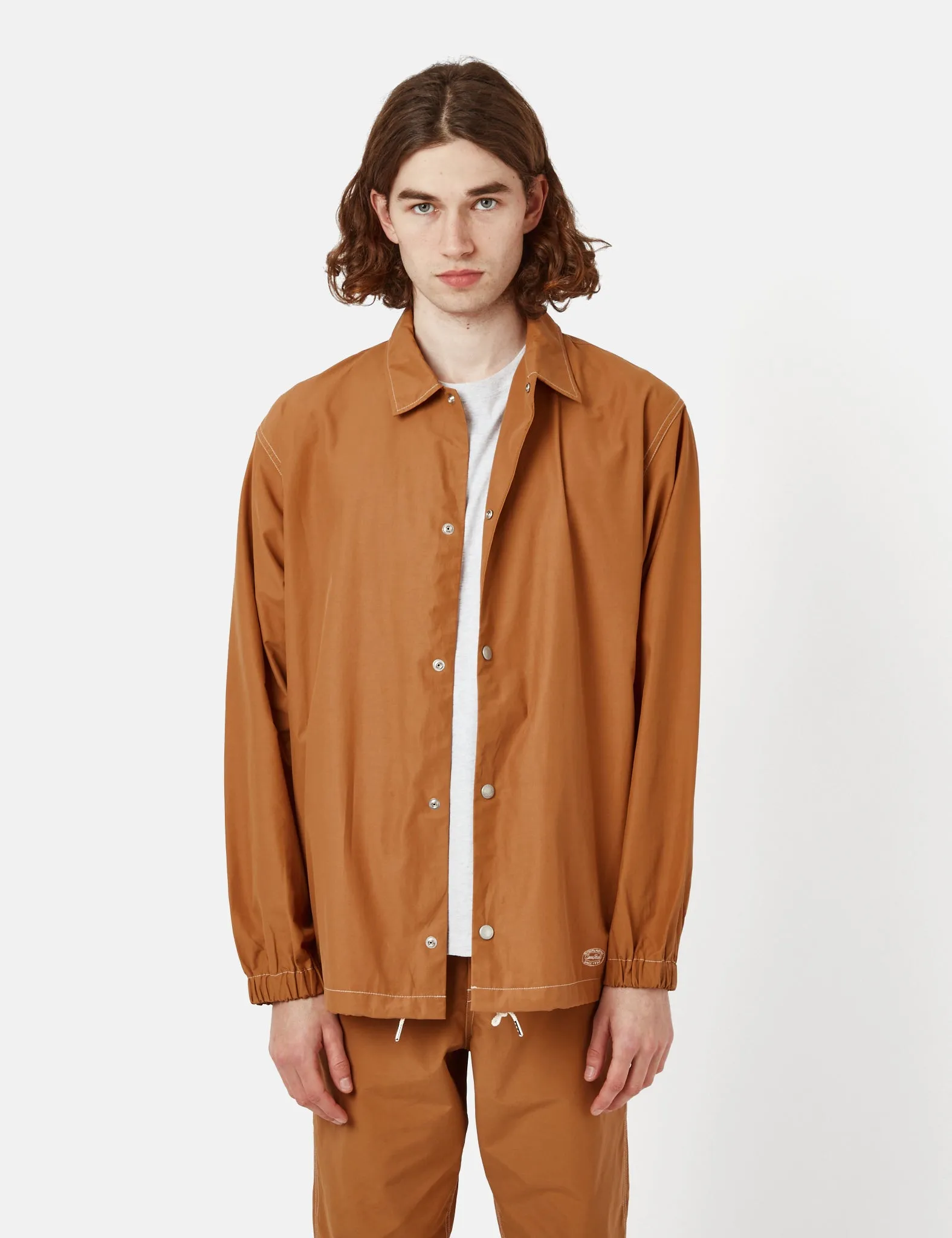 Snow Peak Light Mountain Cloth Jacket - Brown sold by Article London product image thumbnail 3