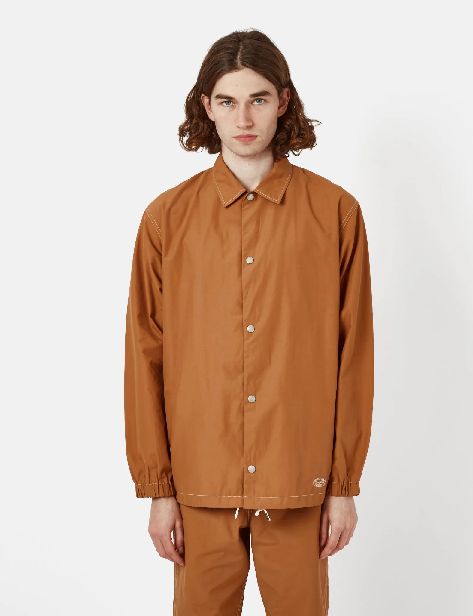 Snow Peak Light Mountain Cloth Jacket - Brown sold by Article London