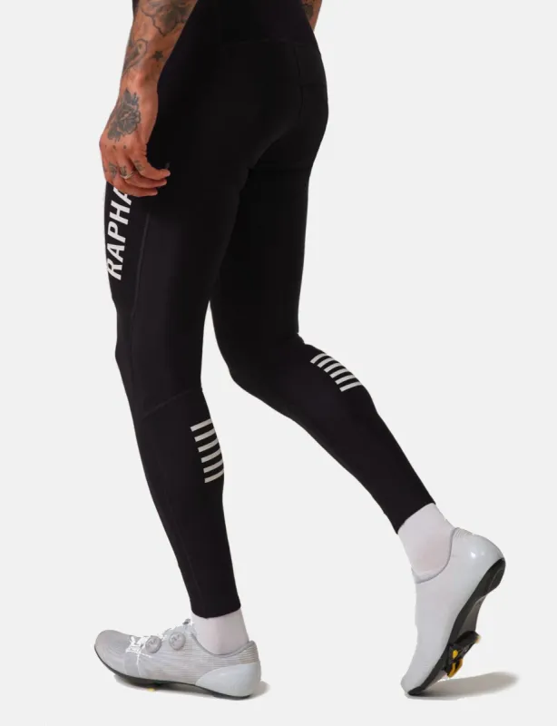 Rapha Men's Pro Team Winter Tights With Pad Ii - Black/Black sold by Article London