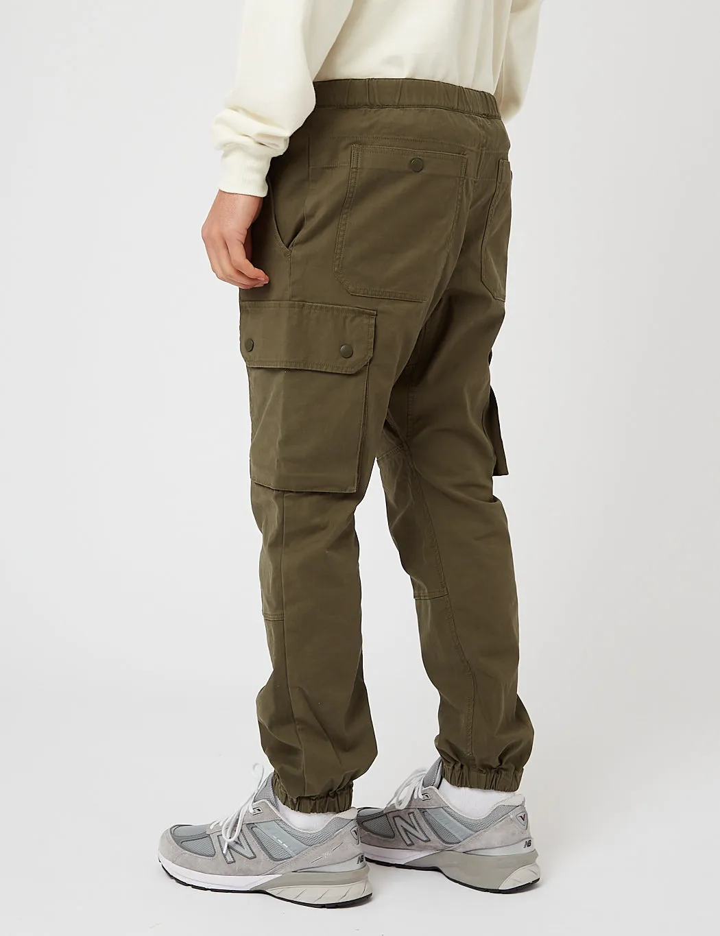 Beams Plus 6 Pocket GYM Pant - Olive Green sold by Article London product image thumbnail 3