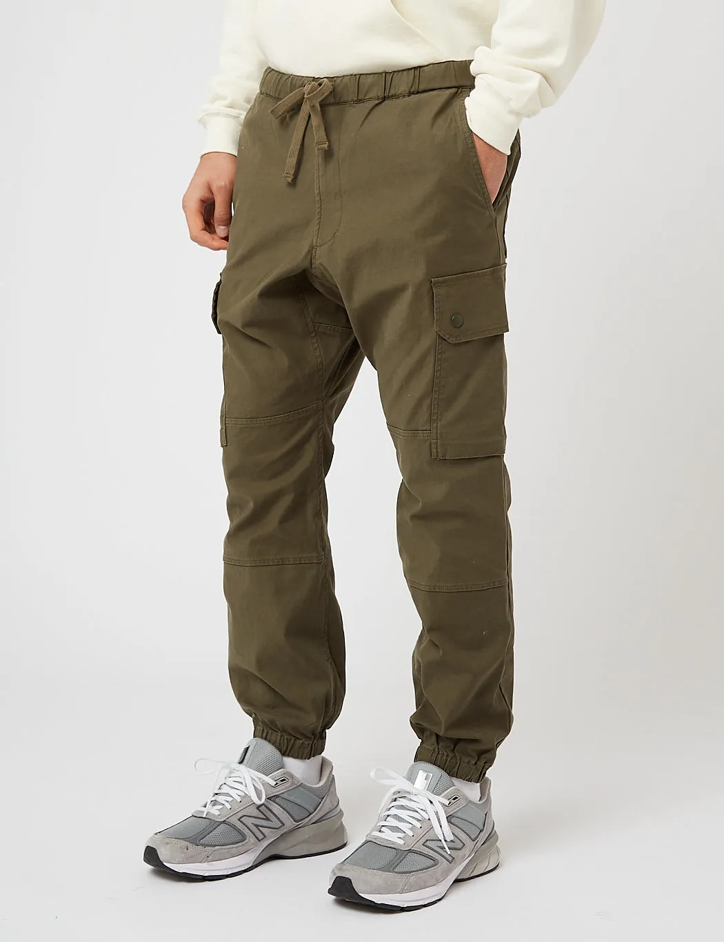Beams Plus 6 Pocket GYM Pant - Olive Green sold by Article London product image thumbnail 4