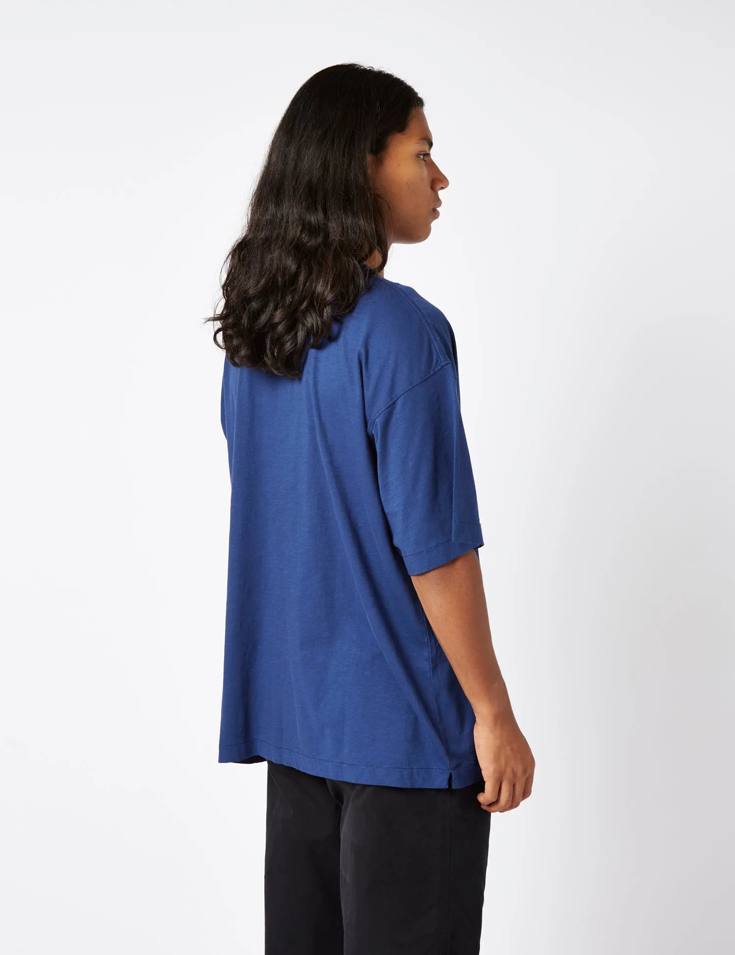 YMC Triple T-Shirt - Blue sold by Article London product image thumbnail 3