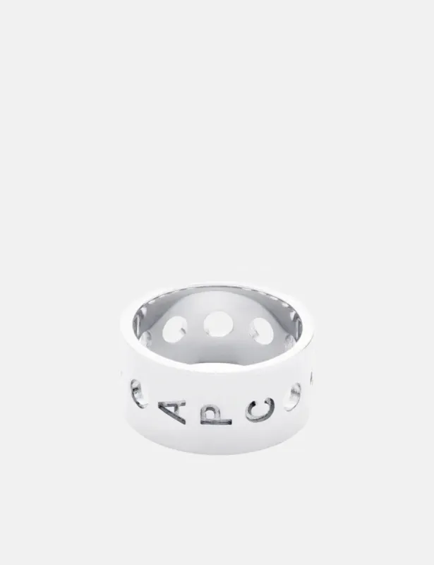 A.P.C. Concert Fine Ring - Silver sold by Article London