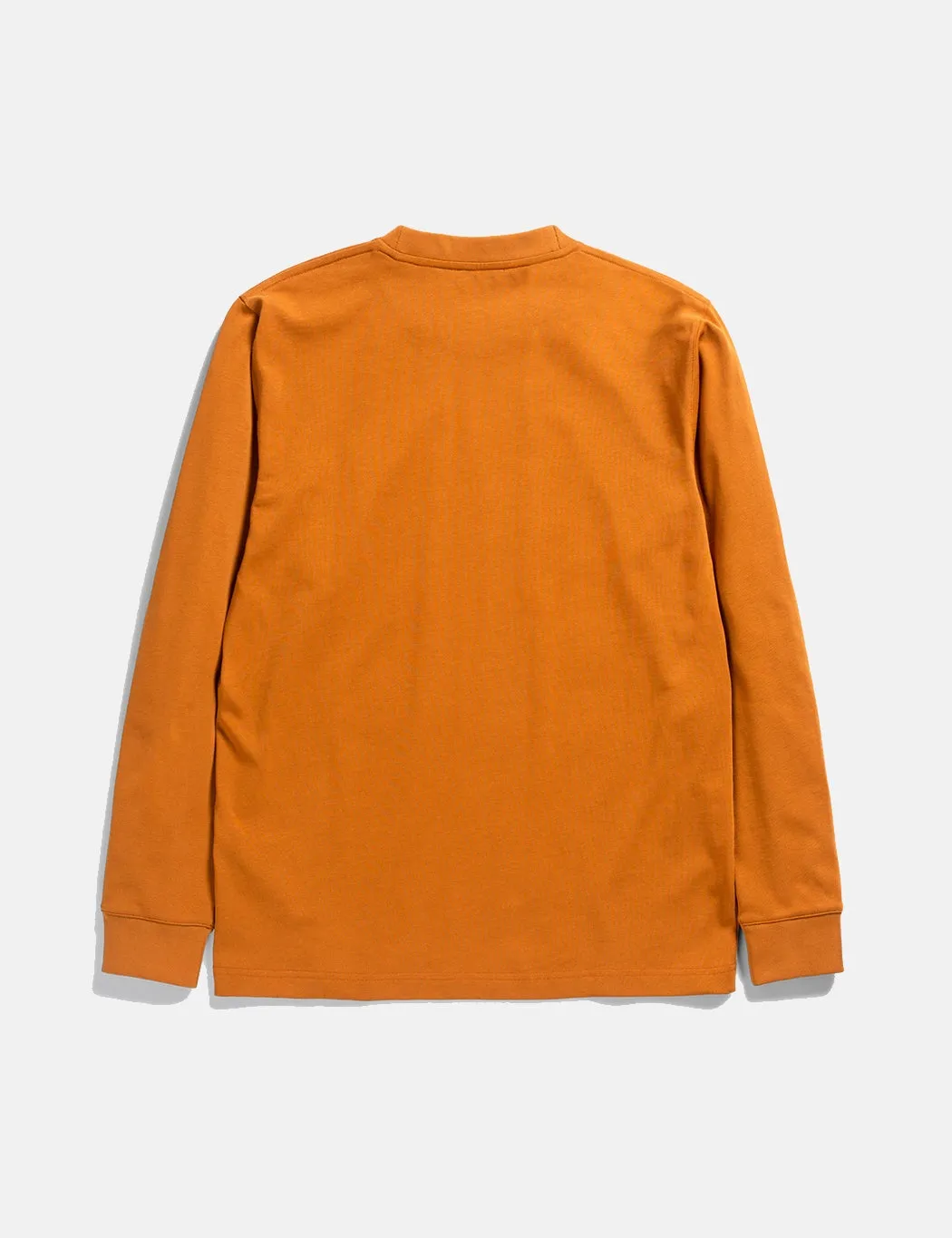 Norse Projects Heavy Logo Longsleeve T-Shirt - Rufous Orange sold by Article London product image thumbnail 5