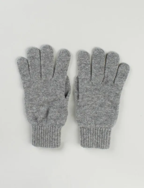 Johnstons Cashmere Gloves - Light Grey sold by Article London