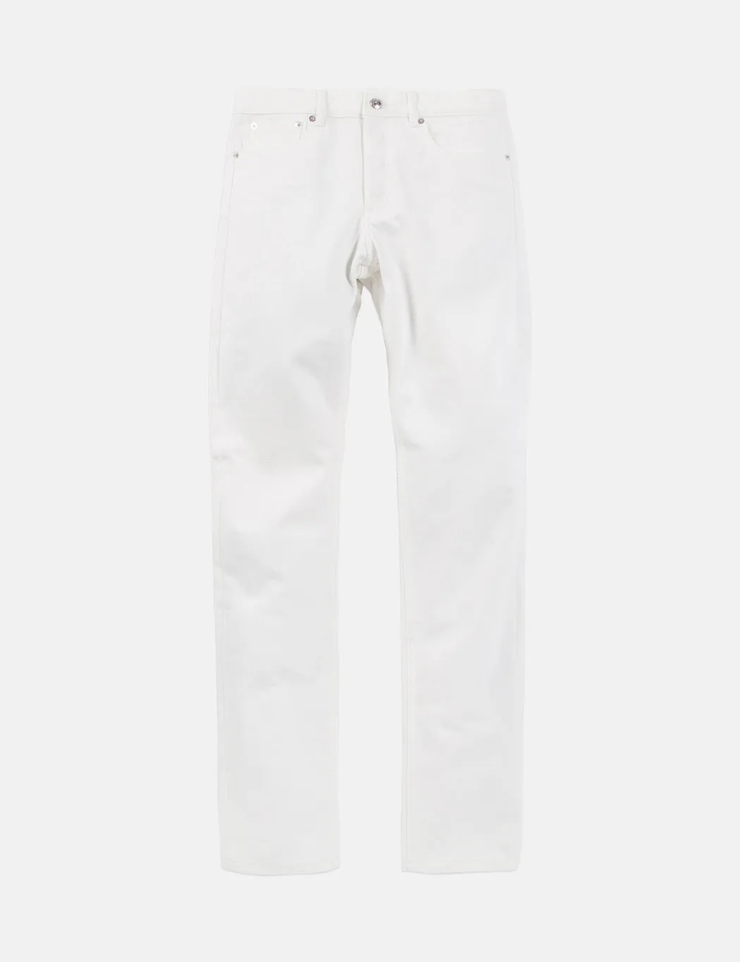A.P.C. Petit Standard Jeans (Slim Straight) - White sold by Article London