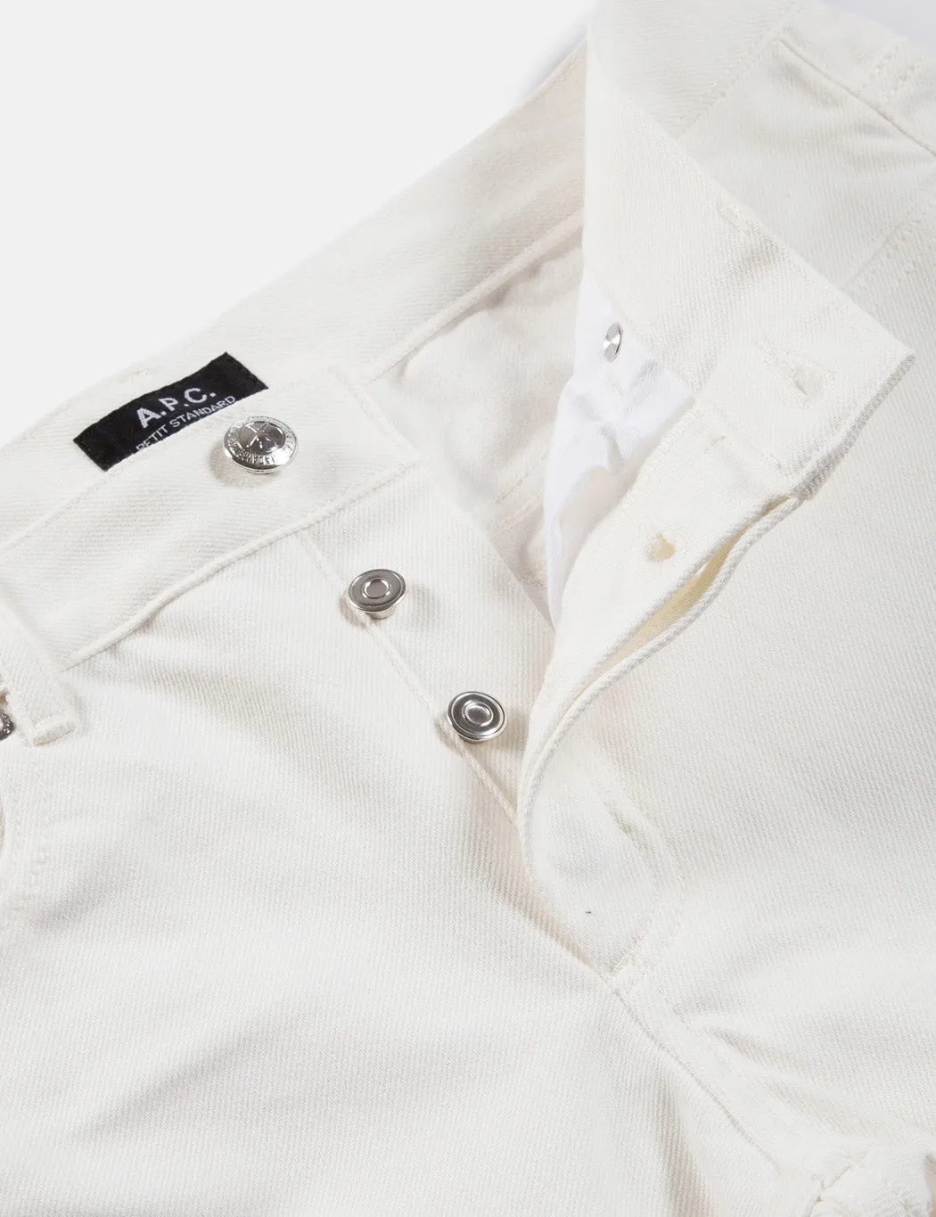 A.P.C. Petit Standard Jeans (Slim Straight) - White sold by Article London product image thumbnail 2