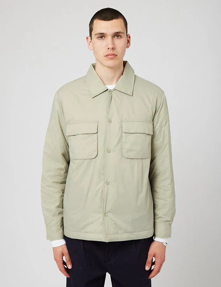 NN07 Columbo Padded Overshirt - Oil Green sold by Article London
