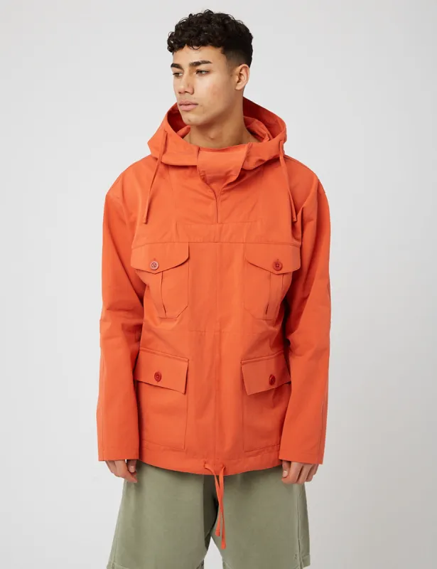 Nigel Cabourn British Army Smock (Poplin) - Orange sold by Article London