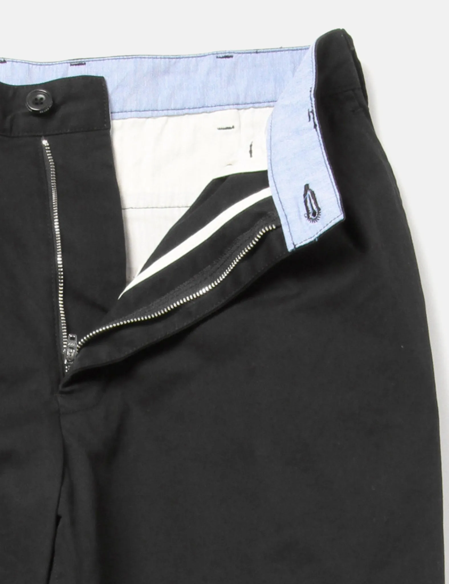Beams Plus 2 Pleat Twill Trousers - Black sold by Article London product image thumbnail 2