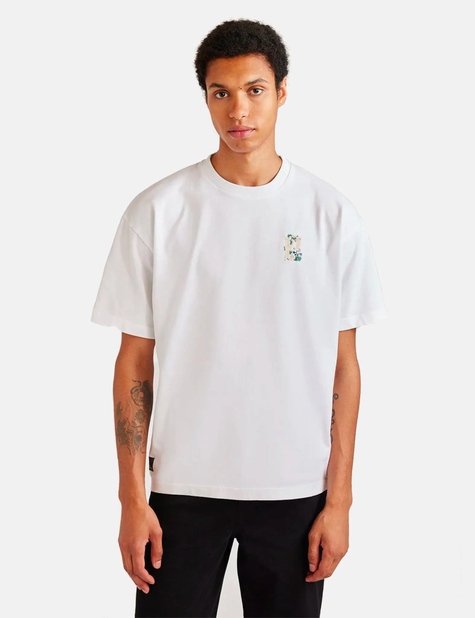 Percival x Sophy Hollington P T-Shirt - White sold by Article London product image thumbnail 3