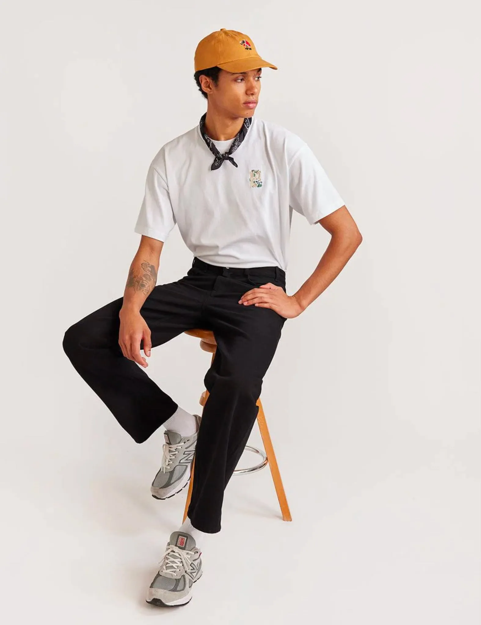 Percival x Sophy Hollington P T-Shirt - White sold by Article London product image thumbnail 2