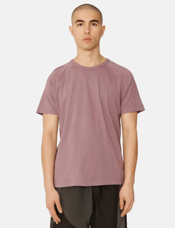 YMC Television Raglan T-Shirt - Purple sold by Article London