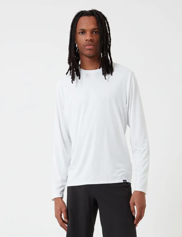 Patagonia Capilene Cool Daily Long-Sleeved Running T-Shirt - White made by Patagonia