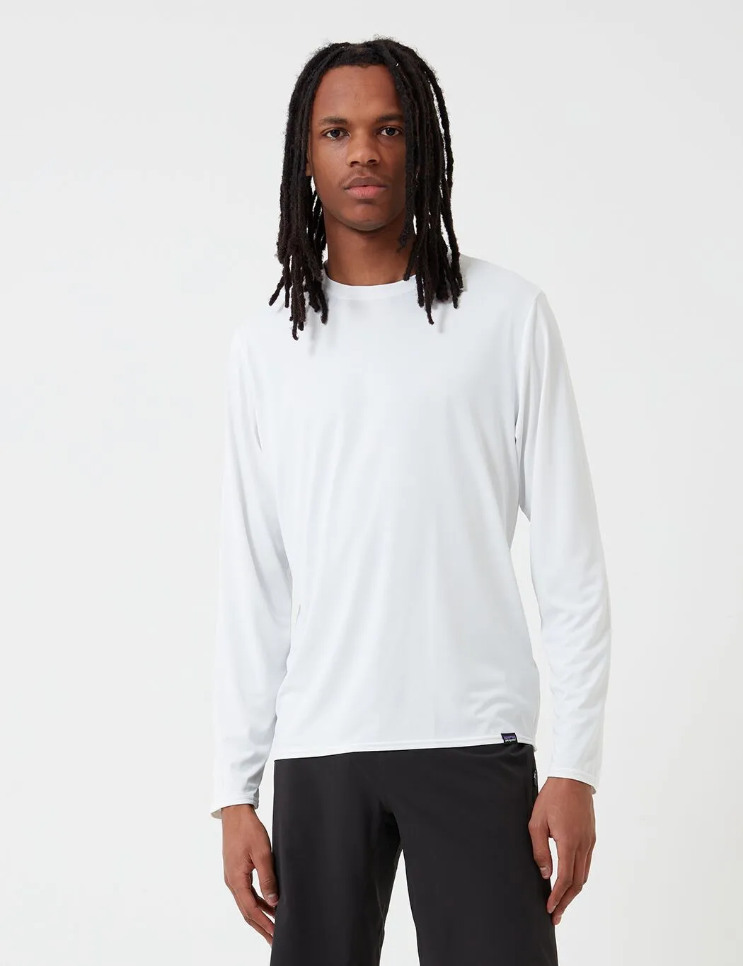 Patagonia Capilene Cool Daily Long-Sleeved Running T-Shirt - White sold by Article London