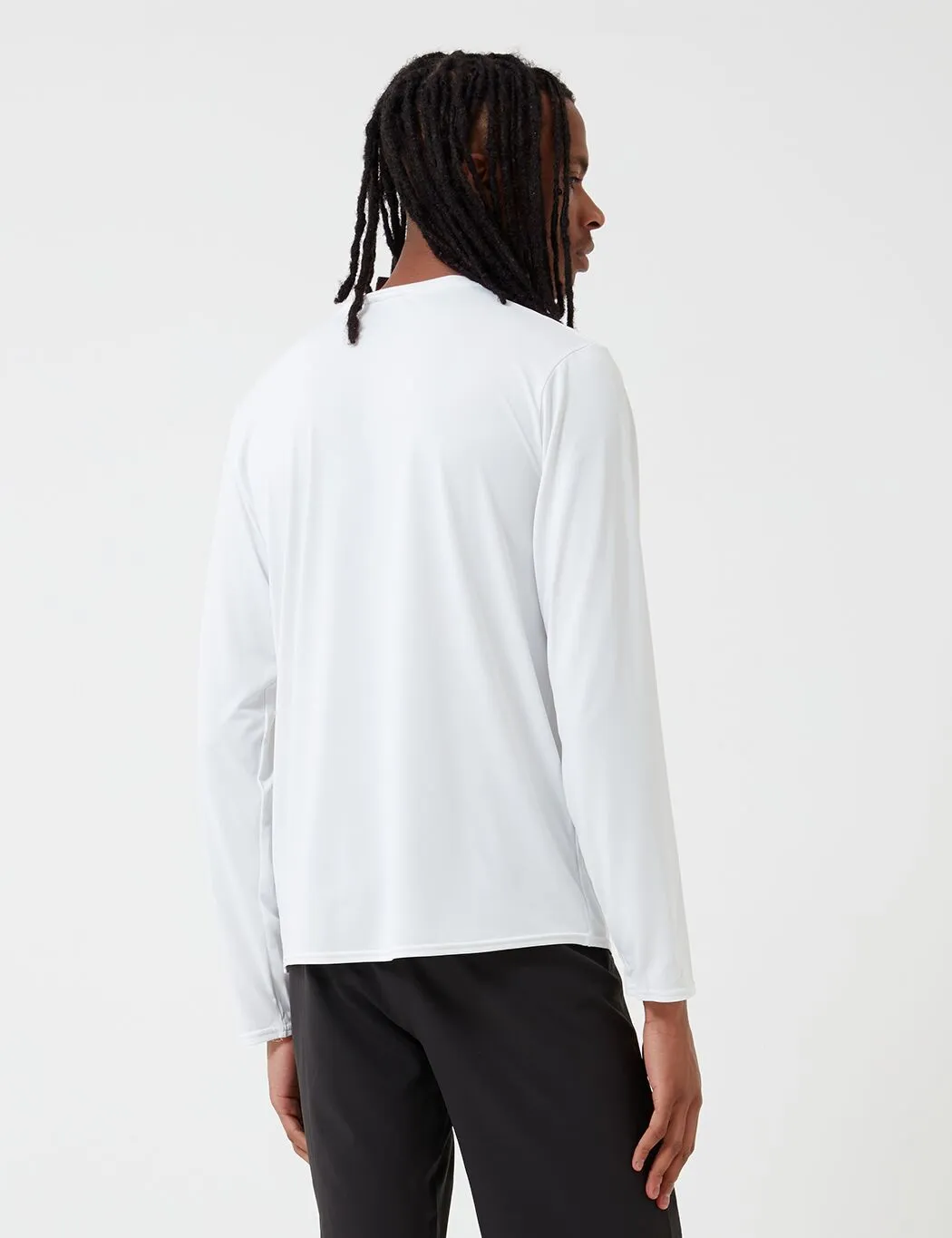 Patagonia Capilene Cool Daily Long-Sleeved Running T-Shirt - White sold by Article London product image thumbnail 3