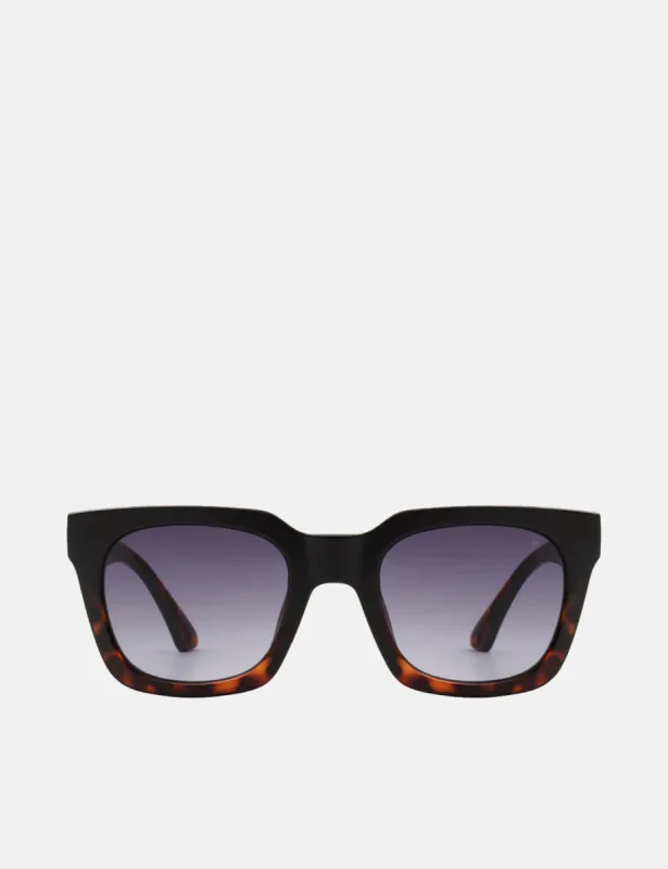 A. Kjaerbede Nancy Sunglasses - Black Demi Tortoise made by Article London