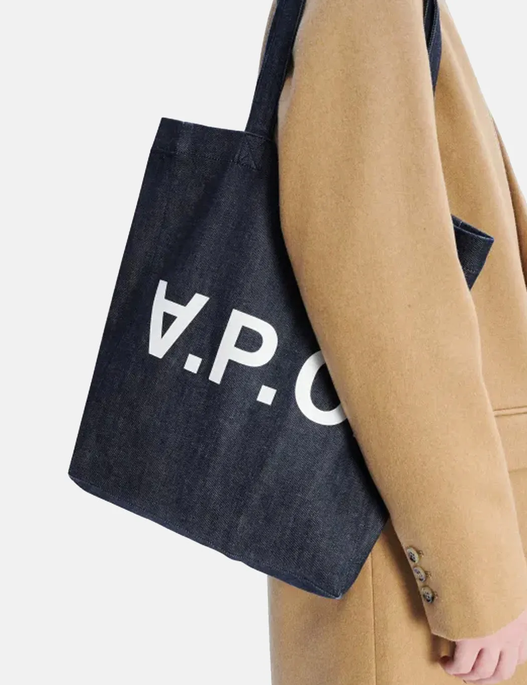 A.P.C. Laure Tote Bag - Indigo sold by Article London product image thumbnail 2